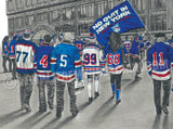 "Broadway Blueshirts" Limited Edition Print
