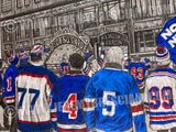 "Broadway Blueshirts" Limited Edition Print
