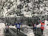 TEAM PACKAGE for orders of `10 or more on same team "The Dream Begins Here" PERSONALIZED Hockey Artwork