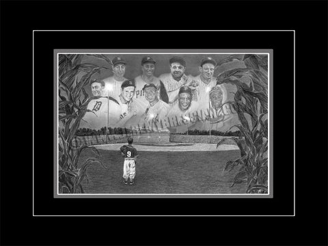 The 1/1 ORIGINAL "Field of Dreams" ORIGINAL hand-drawn Pencil Art