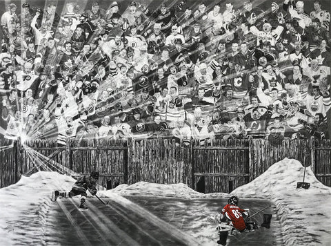 "The Dream Begins Here" PERSONALIZED GOALIE Artwork
