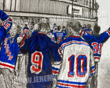 "Broadway Blueshirts" Limited Edition Print