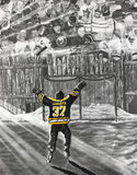 "The Dream Begins Here" PERSONALIZED Hockey Artwork