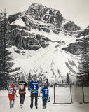 FAMILY "Hockey Mountain Memories" PERSONALIZED Hockey Artwork