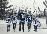 FAMILY "Hockey Mountain Memories" PERSONALIZED Hockey Artwork