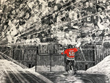 TEAM PACKAGE for orders of `10 or more on same team "The Dream Begins Here" PERSONALIZED Hockey Artwork