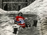 TEAM PACKAGE for orders of `10 or more on same team "The Dream Begins Here" PERSONALIZED Hockey Artwork