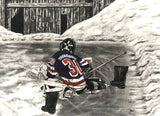 TEAM PACKAGE for orders of `10 or more on same team "The Dream Begins Here" PERSONALIZED Hockey Artwork