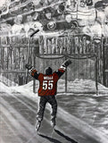 TEAM PACKAGE for orders of `10 or more on same team "The Dream Begins Here" PERSONALIZED Hockey Artwork