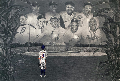 "Field of Dreams" PERSONALIZED Baseball Artwork